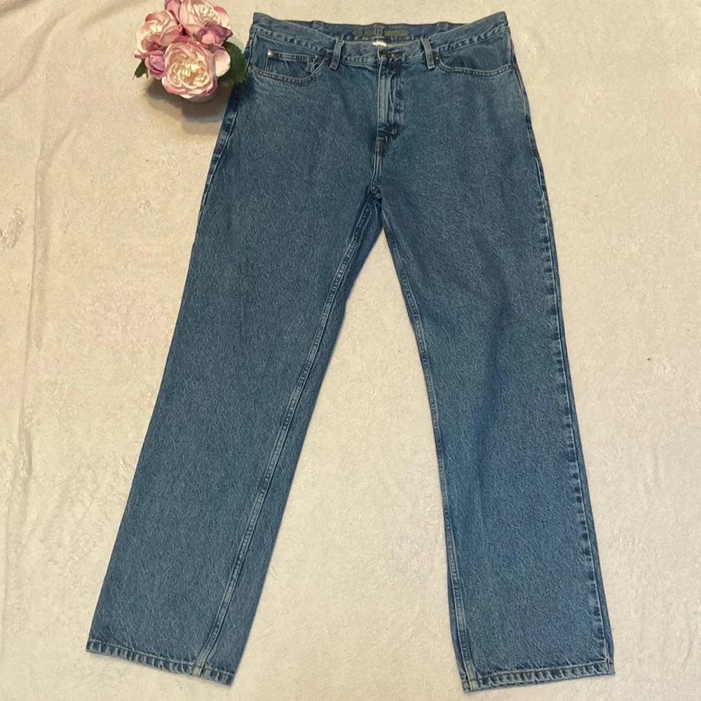HARLEY-DAVIDSON Size 38 X 32 Blue Jeans